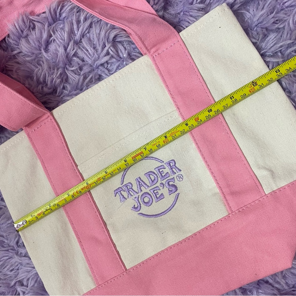 Trader Joe’s Mini Pink Tote - Picture 5 of 6
